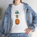Hose Bee Lion Graphic T-Shirt | Funny Rebus Design Tee | Bold Nature Illustration Shirt