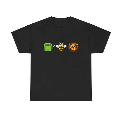 Bee and Lion Emoji Tee | Hose Bee Lion T-Shirt