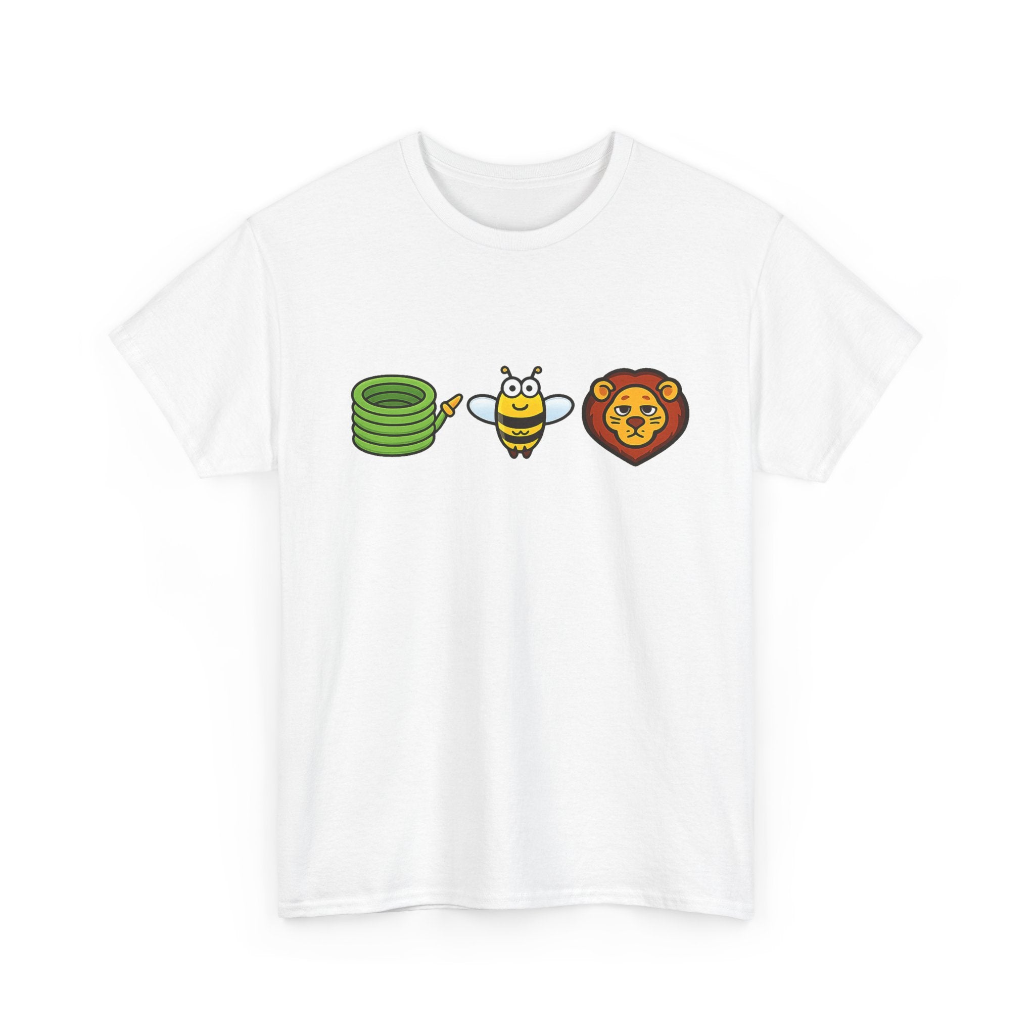 Bee and Lion Emoji Tee | Hose Bee Lion T-Shirt