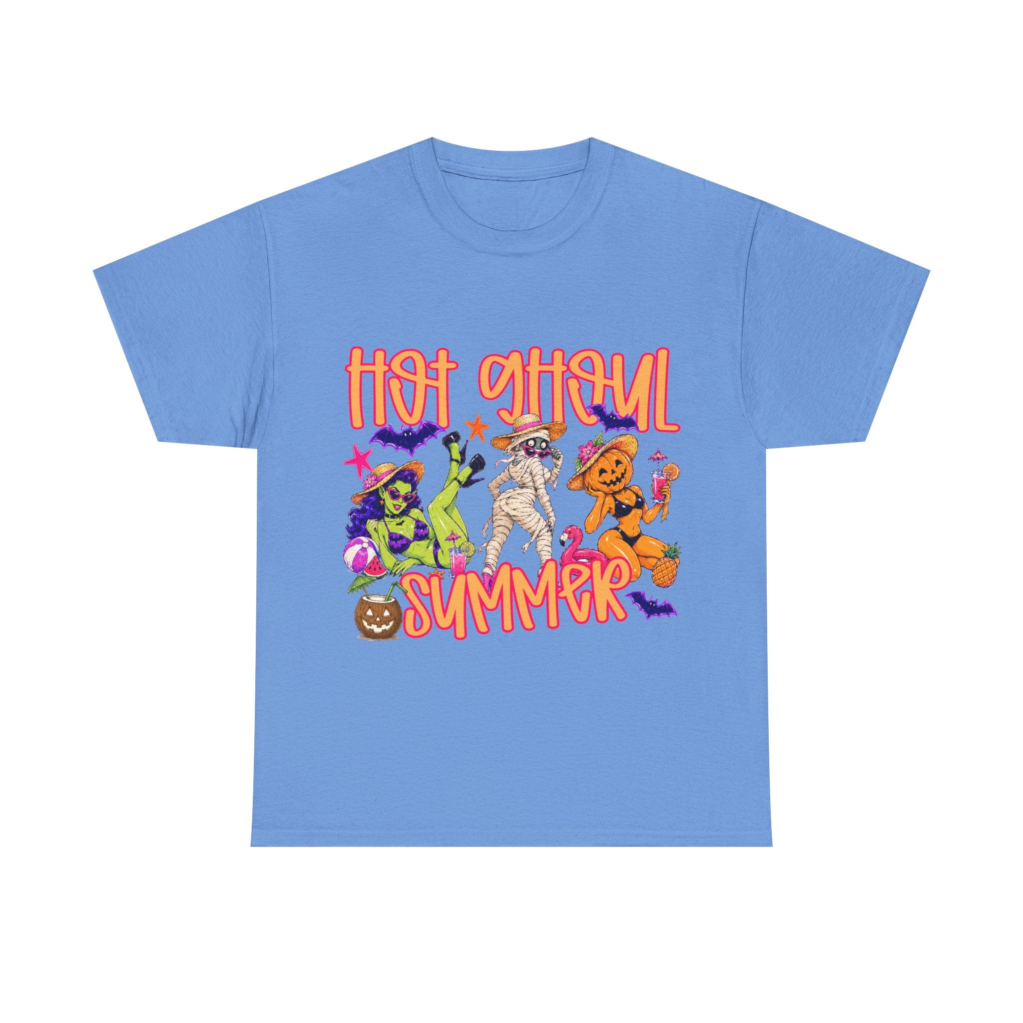 Hot Ghoul Summer T-Shirt | Halloween Mummies, Witch Cat, Pumpkin Costume